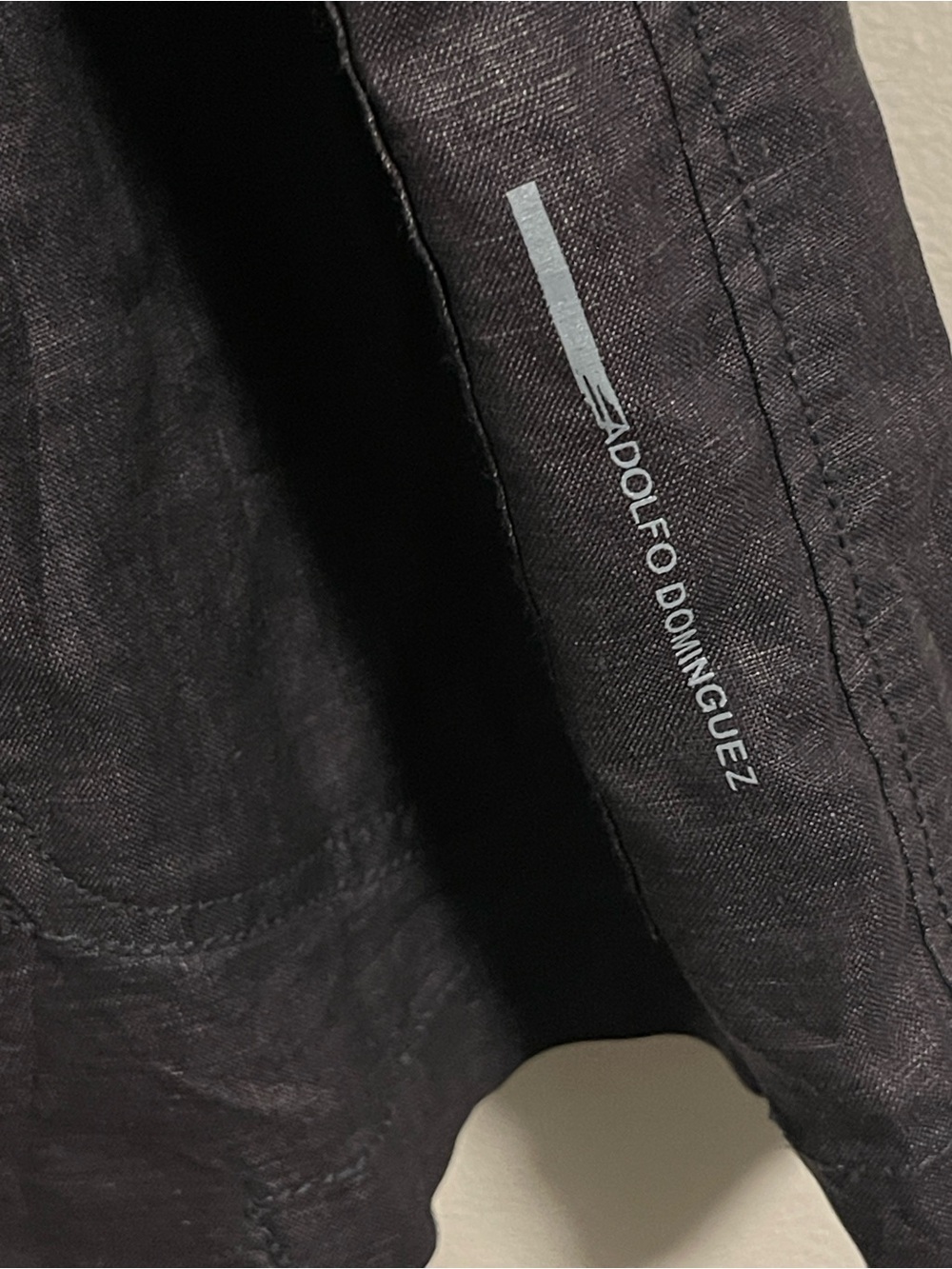 Adolfo Dominguez 100% linen Men's Dark Navy Casual Jacket from Japan ๐ฏ๐ต - Picture 3 of 10